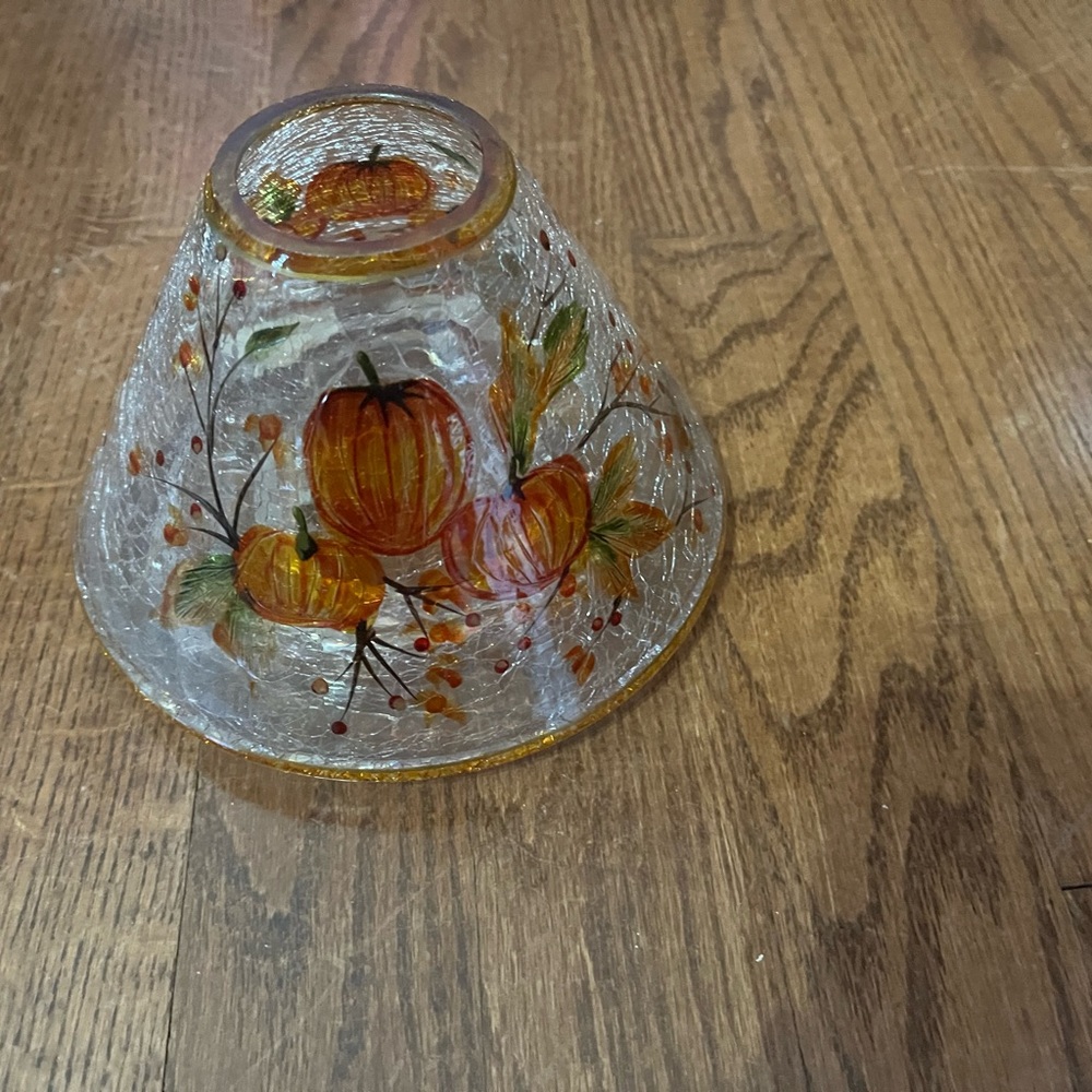 Glass jar candle topper